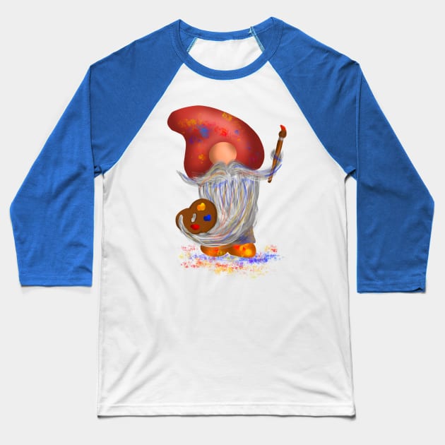 Art Gnome Baseball T-Shirt by skrbly